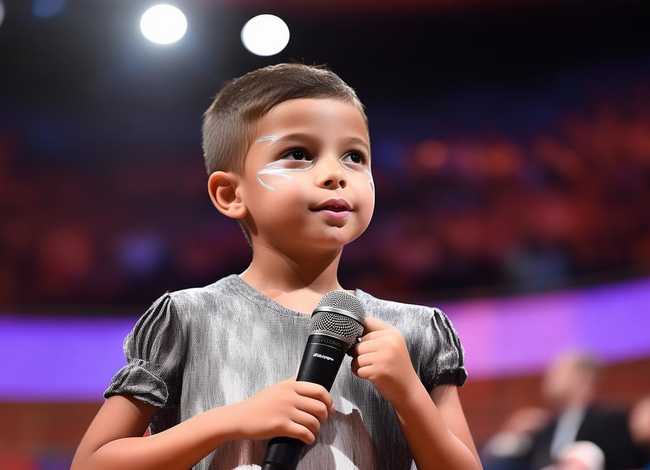 演讲儿童（演讲儿童大气妆效）