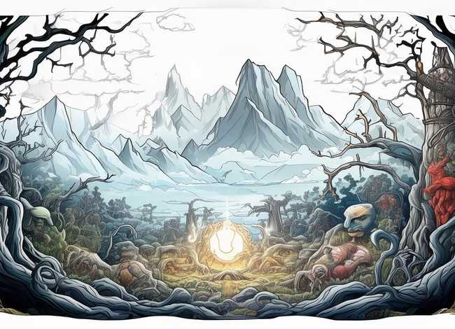 世界神话故事简笔画 世界神话故事简笔画,绘画