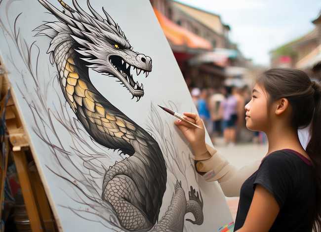 画龙点睛成语故事ppt图片完整、画龙点睛成语故事小报图画