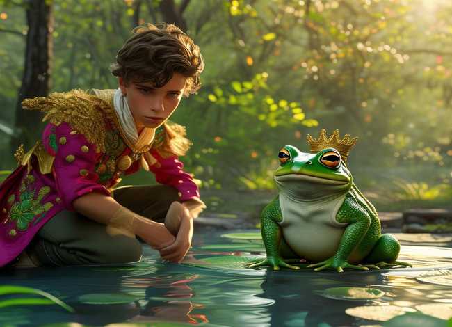 儿童故事青蛙王子、儿童故事青蛙王子图片