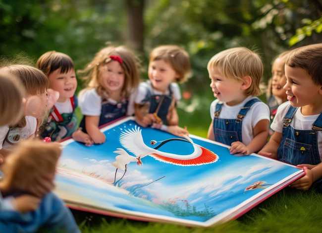 丹顶鹤的绘本故事 - 丹顶鹤绘本故事幼儿园