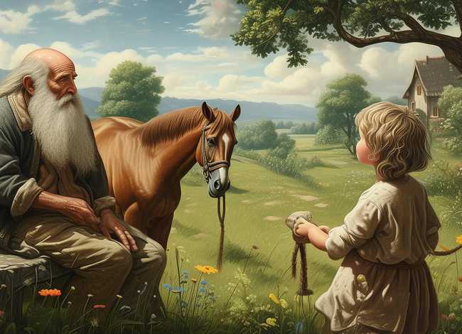 儿童讲塞翁失马的故事完整版 讲一讲塞翁失马的故事