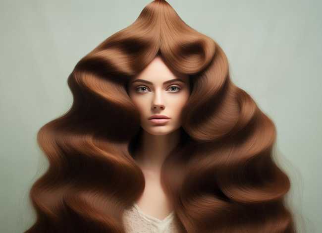 山型头顶发型；山型头顶发型图片女