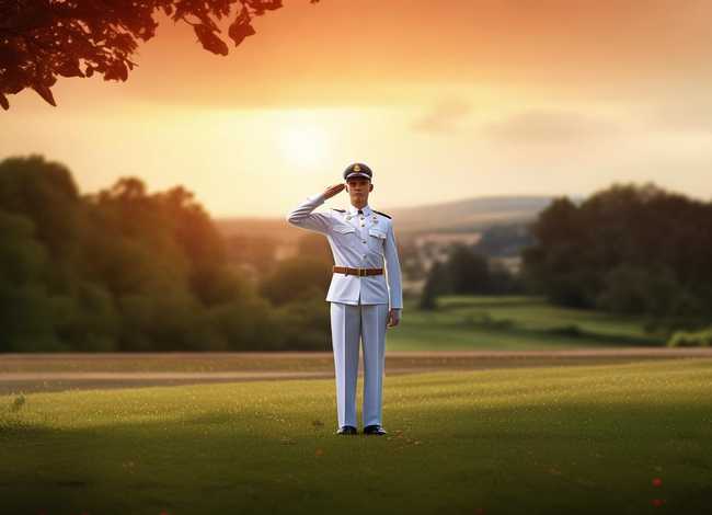 敬礼故事，敬礼的故事