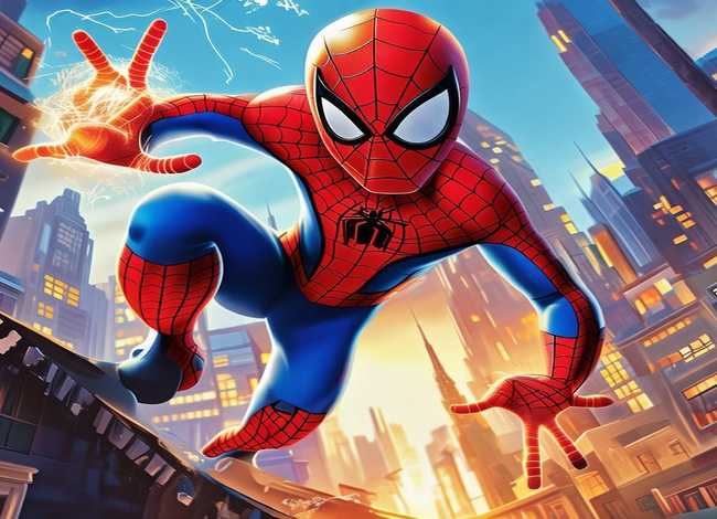 蜘蛛侠儿童故事绘本 - 蜘蛛侠的绘本故事