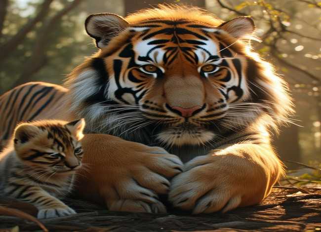 老虎和小猫的故事（老虎和小猫的故事告诉我们什么道理）