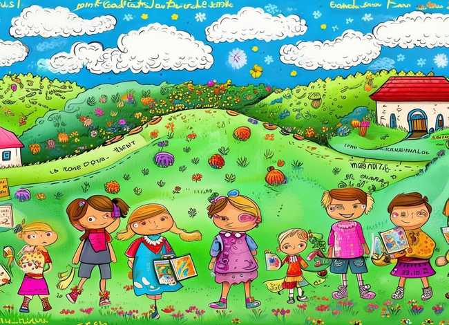 儿童英文故事手账；英文故事手抄报