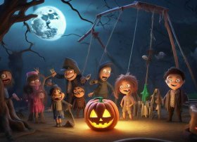 万圣节鬼故事儿童 - 万圣节鬼故事幼儿园