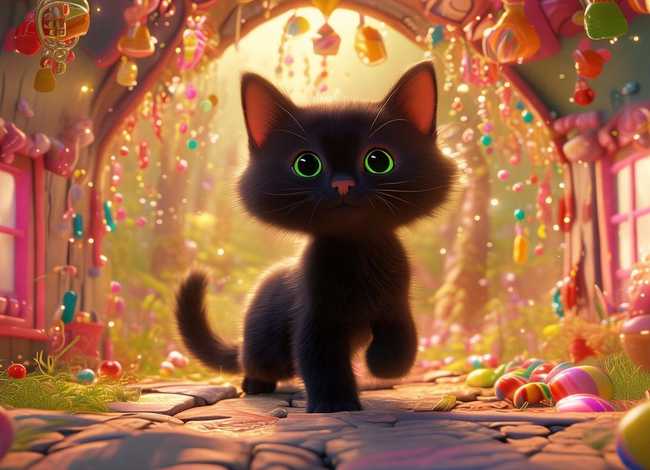 糖果屋历险记儿童故事 - 猫小帅故事糖果屋历险记