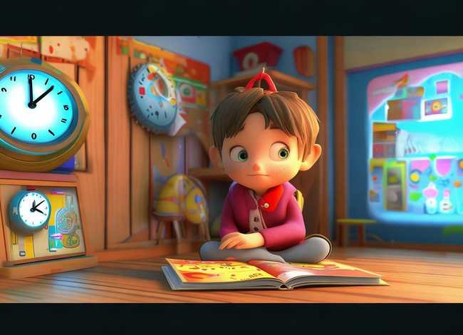 时间的故事儿童科普视频、关于时间的小视频故事