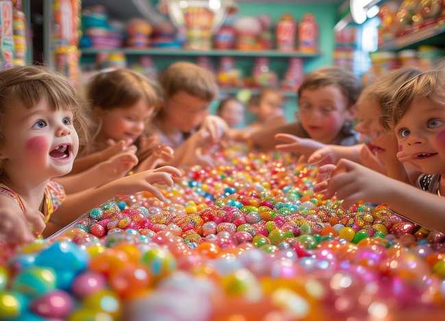 吃糖果的故事儿童、贪吃糖果的故事