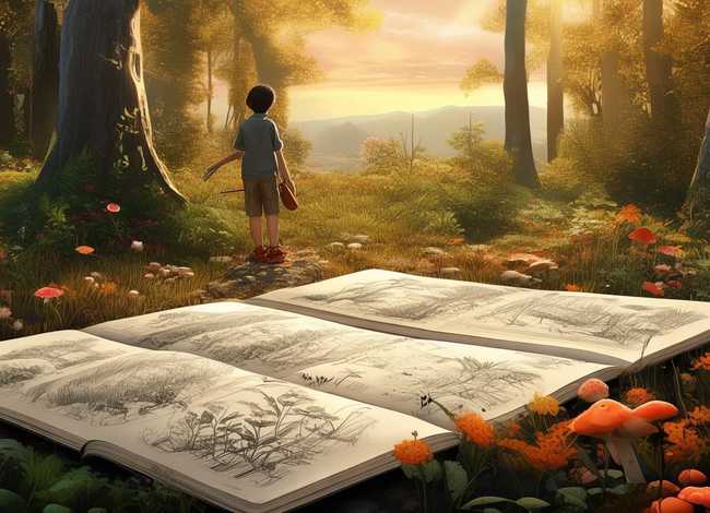 我与大自然的故事、我与大自然的故事绘画作品图片 我与大自然的故事、我与大自然的故事绘画作品图片