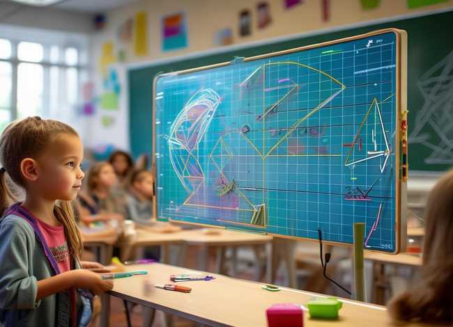 几何画板小学数学实例 - 小学数学几何画板课件实例制作教程