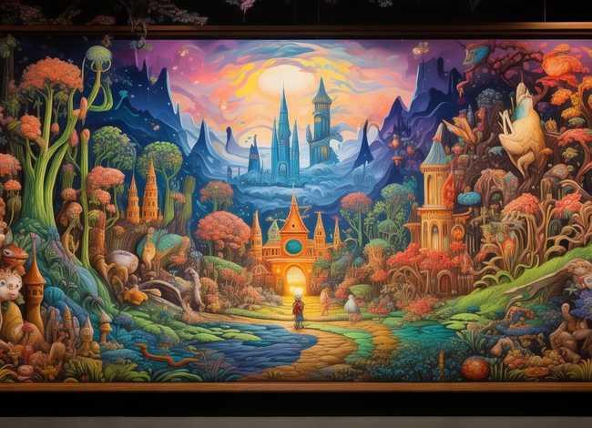 关于故事的画画作品（关于故事的画画作品图片）