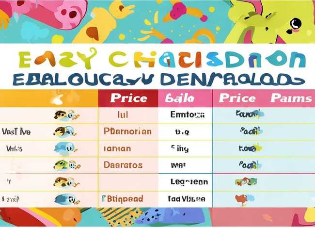 儿童早教机构价格 早教机构价格表