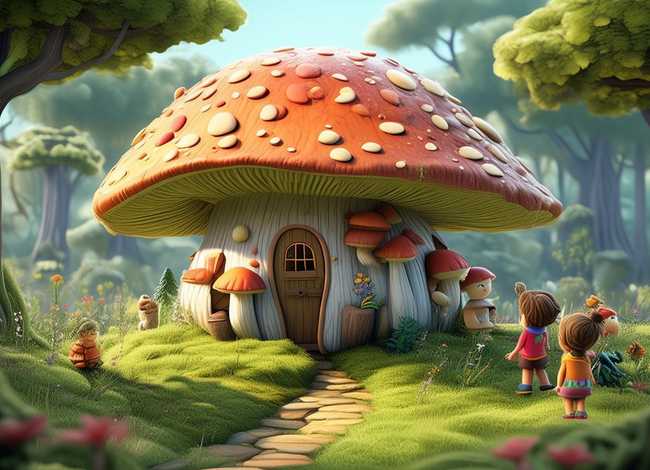 儿童故事蘑菇屋；蘑菇屋的故事