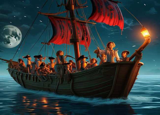 儿童海盗船长的故事完整版；睡前故事海盗船长的故事