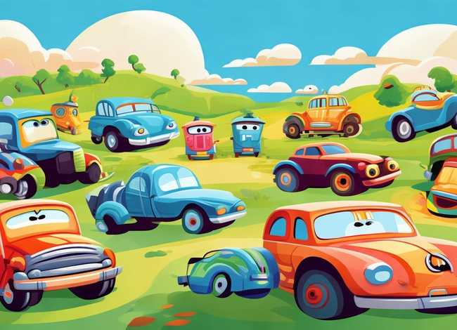 关于汽车的故事书绘本，关于汽车的故事书绘本图片