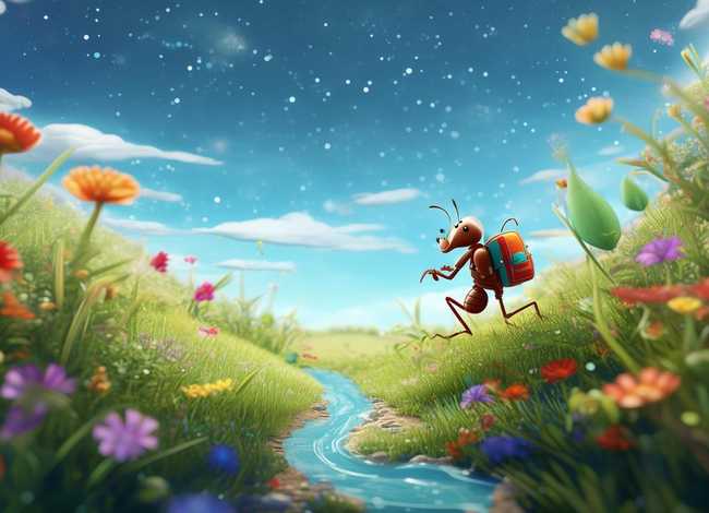 儿童故事小蚂蚁去旅行（小蚂蚁去旅行绘本故事）
