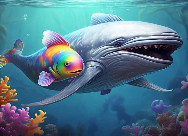 儿童故事大海鱼，大海妈妈和鱼宝宝幼儿故事