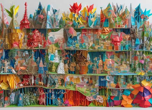 故事折纸贴画、故事折纸贴画教案