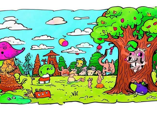 幼儿创意故事绘画简笔画 幼儿创意故事绘画简笔画大全