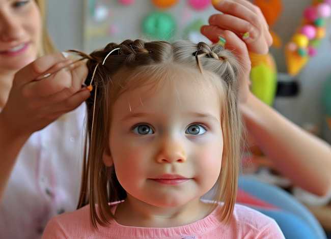 儿童爱心编发过程（儿童爱心编发教程）