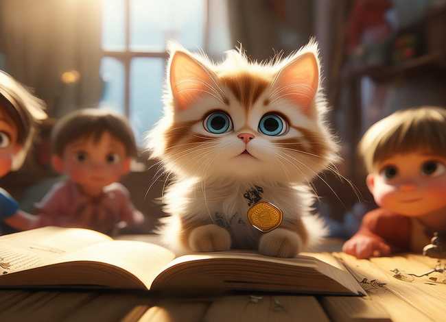 儿童故事诚实的猫咪，诚实的猫咪故事视频