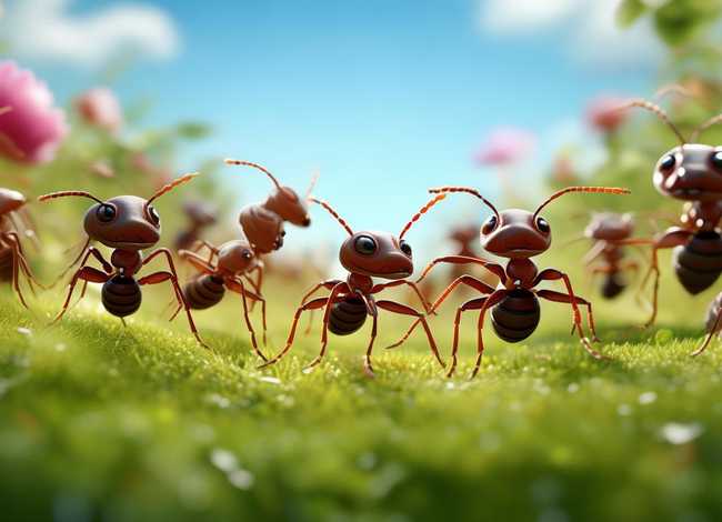 蚂蚁的故事绘本绘画，蚂蚁的故事绘本绘画图片