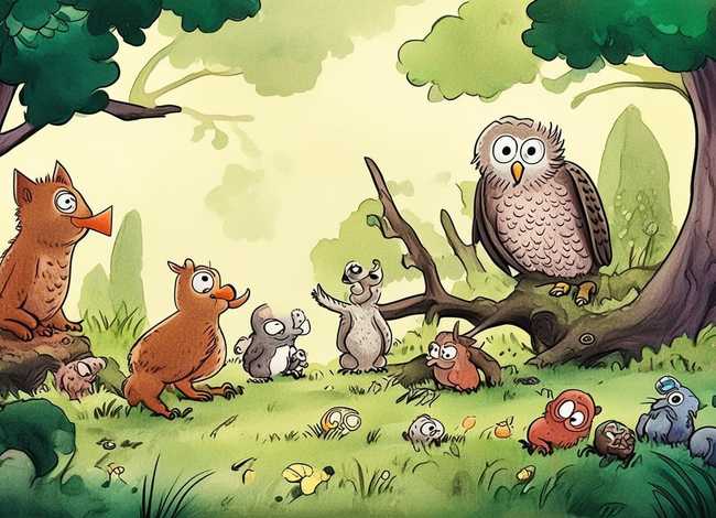 英语寓言绘本故事简单绘画；英语寓言绘本故事简单绘画图片