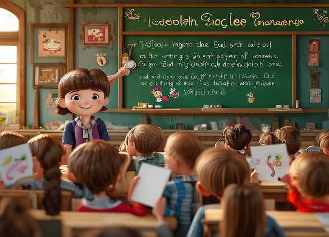 英语成语故事绘画作品简单 - 英语成语故事简单点