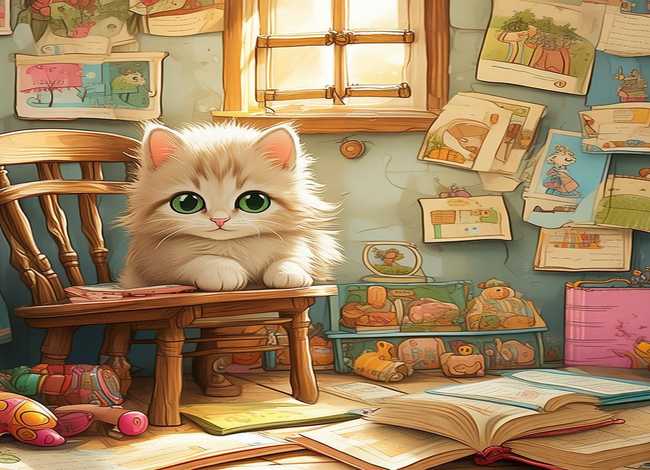 小猫的故事幼儿故事文字 - 小猫的故事幼儿故事文字图片