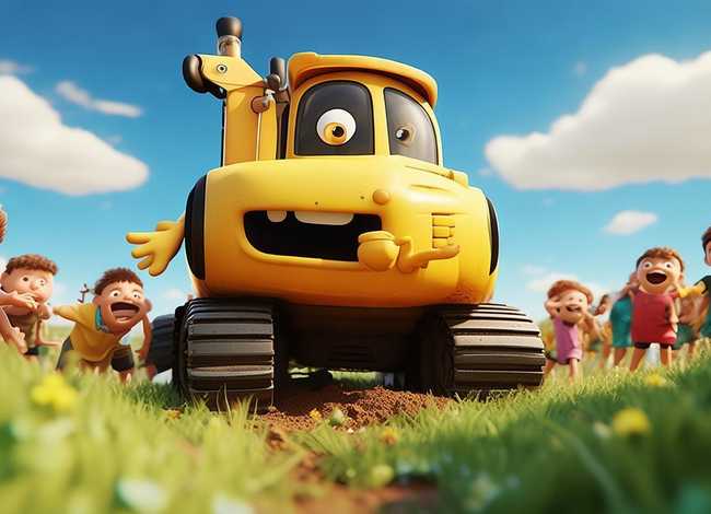 挖挖机儿童动画片第5集；挖挖机,儿童版动画片