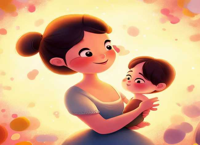 母爱的儿童画 - 母爱的儿童画图片大全