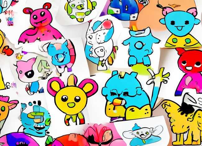 儿童动物简笔画图片大全 - 儿童动物简笔画图片大全集带颜色