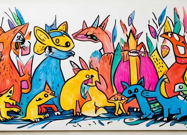 寓言故事儿童画大全简单 - 寓言故事简笔画画大全带颜色