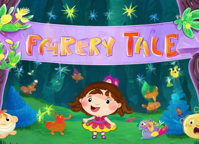 儿童童话故事绘画作品带文字，儿童童话图画