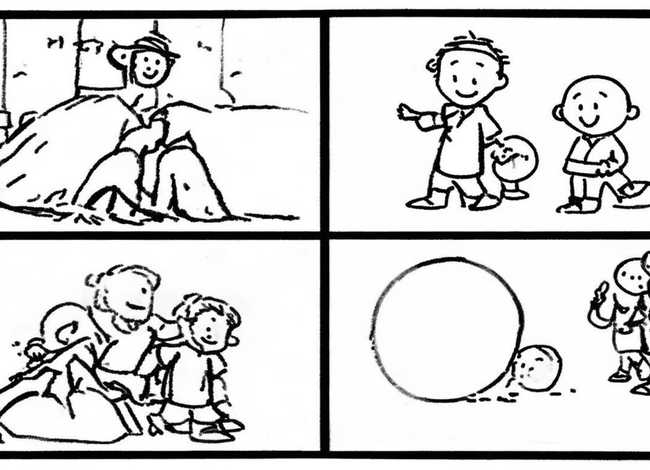 成语故事连环画4幅图简笔画 成语故事连环画4幅图简笔画大全