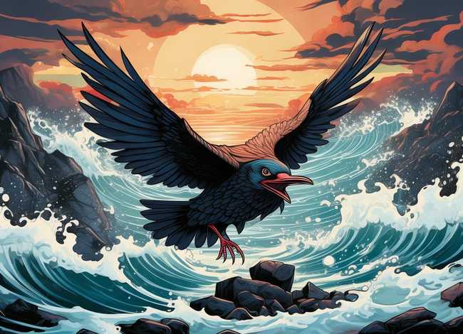 神话故事手抄报怎么画精卫填海，神话故事手抄报怎么画精卫填海图片大全