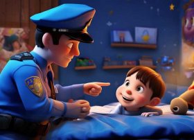 儿童睡前故事警察抓小偷故事（幼儿睡前故事警察抓小偷）