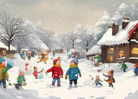 下雪了儿童绘本 - 下雪了儿童绘本图片