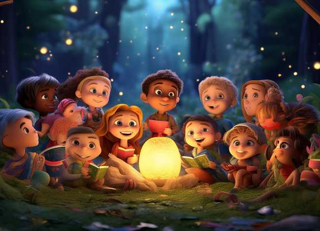 儿童故事文案生成图片、幼儿故事文案大全