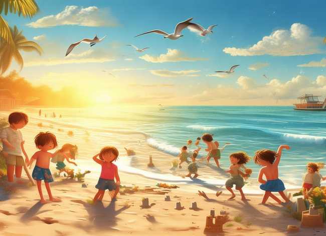 夏日故事板设计、夏日小故事