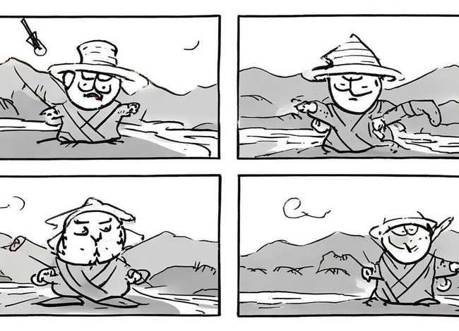 三个和尚故事图片连环画；三个和尚故事图片连环画简单