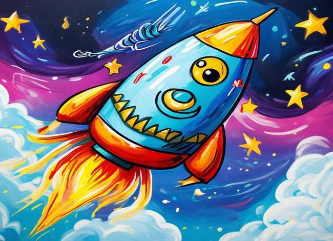 儿童火箭简笔画（儿童火箭简笔画怎么画）