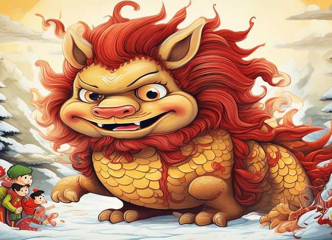 儿童绘本故事年兽的故事，关于年兽的绘本故事