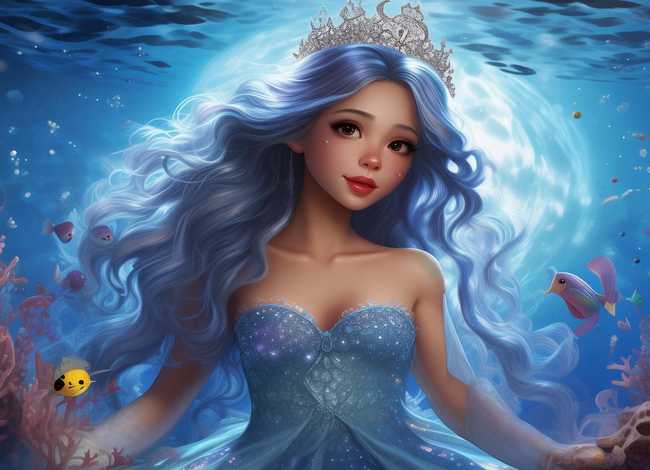 儿童睡前故事36岁小美人鱼 - 睡前故事幼儿故事美人鱼