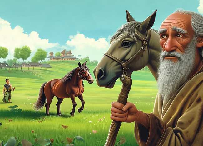 塞翁失马的故事动画（塞翁失马的故事动画图片）