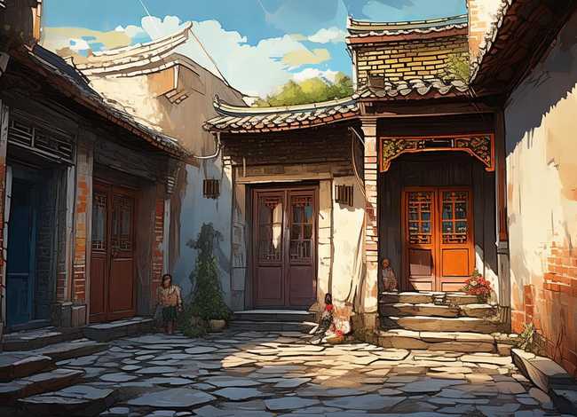 胡同绘本 - 北京的胡同 绘本