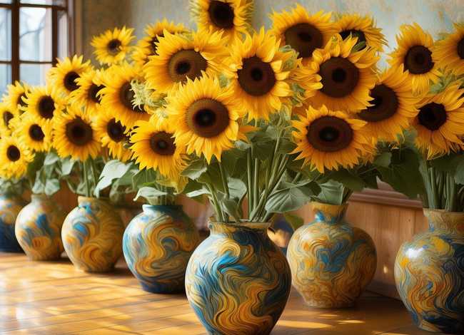 向日葵的故事；梵高向日葵的故事